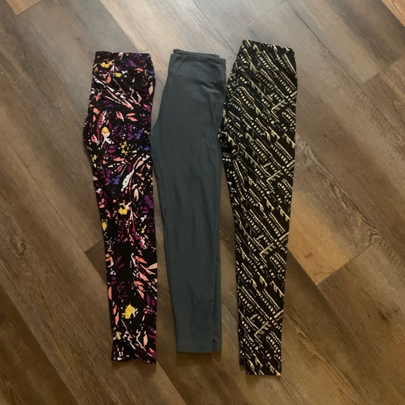 LuLaRoe Pants - Set of 3 one size Lularoe leggings